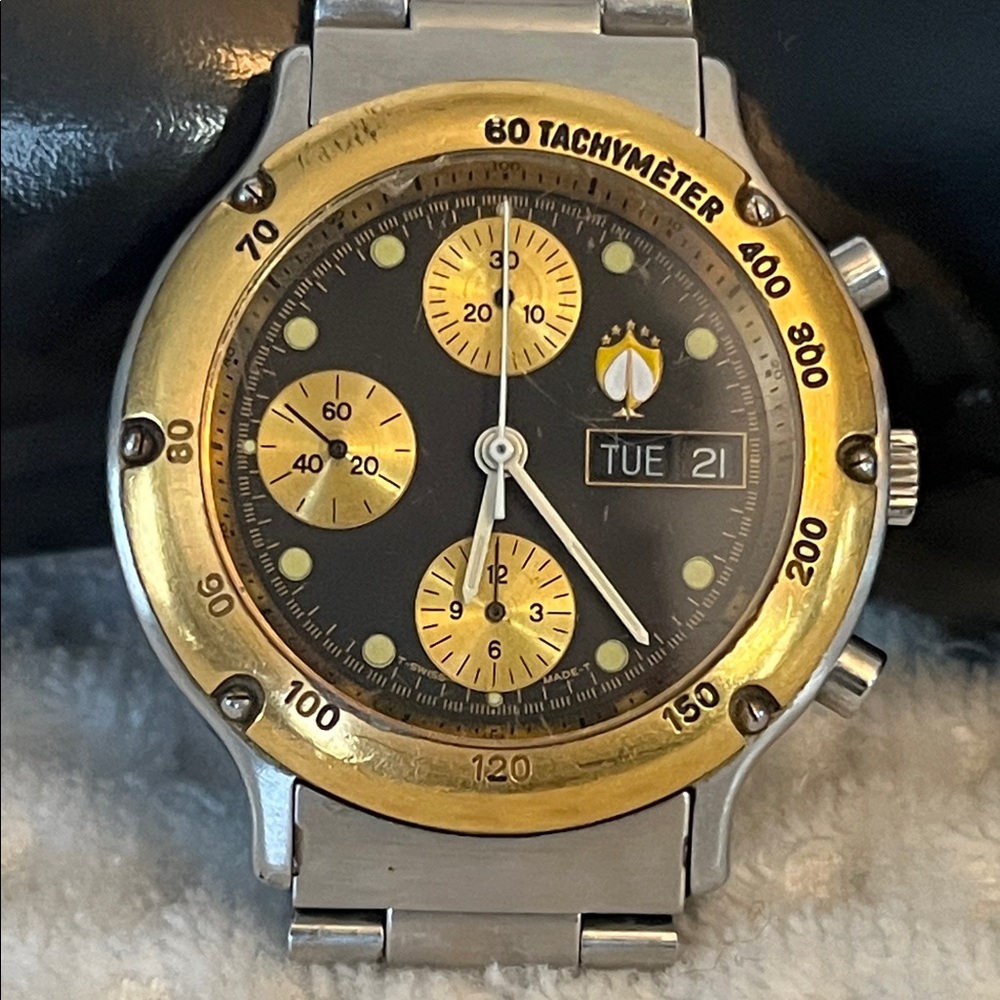 The Franklin Mint The F-16
Flyer Watch Valjoux 7750
Chronograph 100M 1988 - Picture 2 of 9